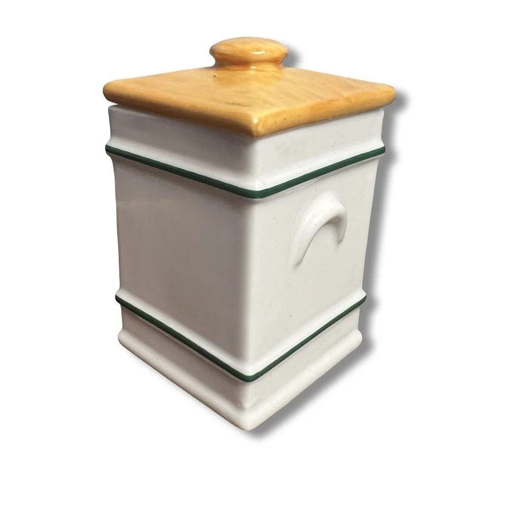 Country Store Spice Jar Collection - Porcelain - Vintage - Dill‎